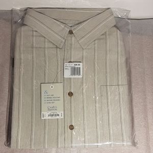 NWT Mens Croft and Barrow Button Up Shirt